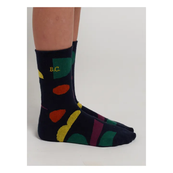 Bobo Choses Chaussettes Colorblock | Bleu nuit
