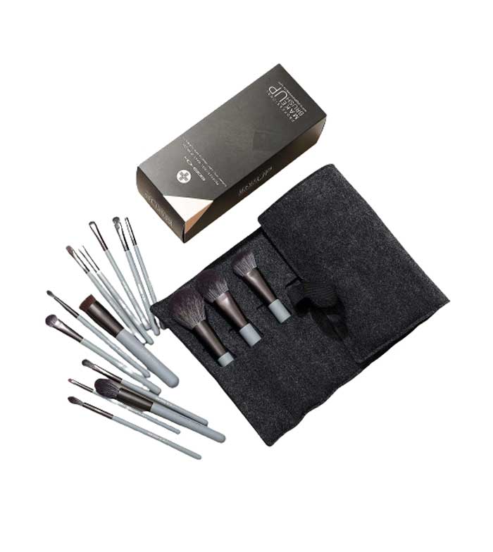 Eigshow - Set 15 pincéis de maquiagem Jade Series - Agate Grey