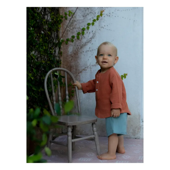 Petite Lucette Kurta Coton Bio Loris | Rouille