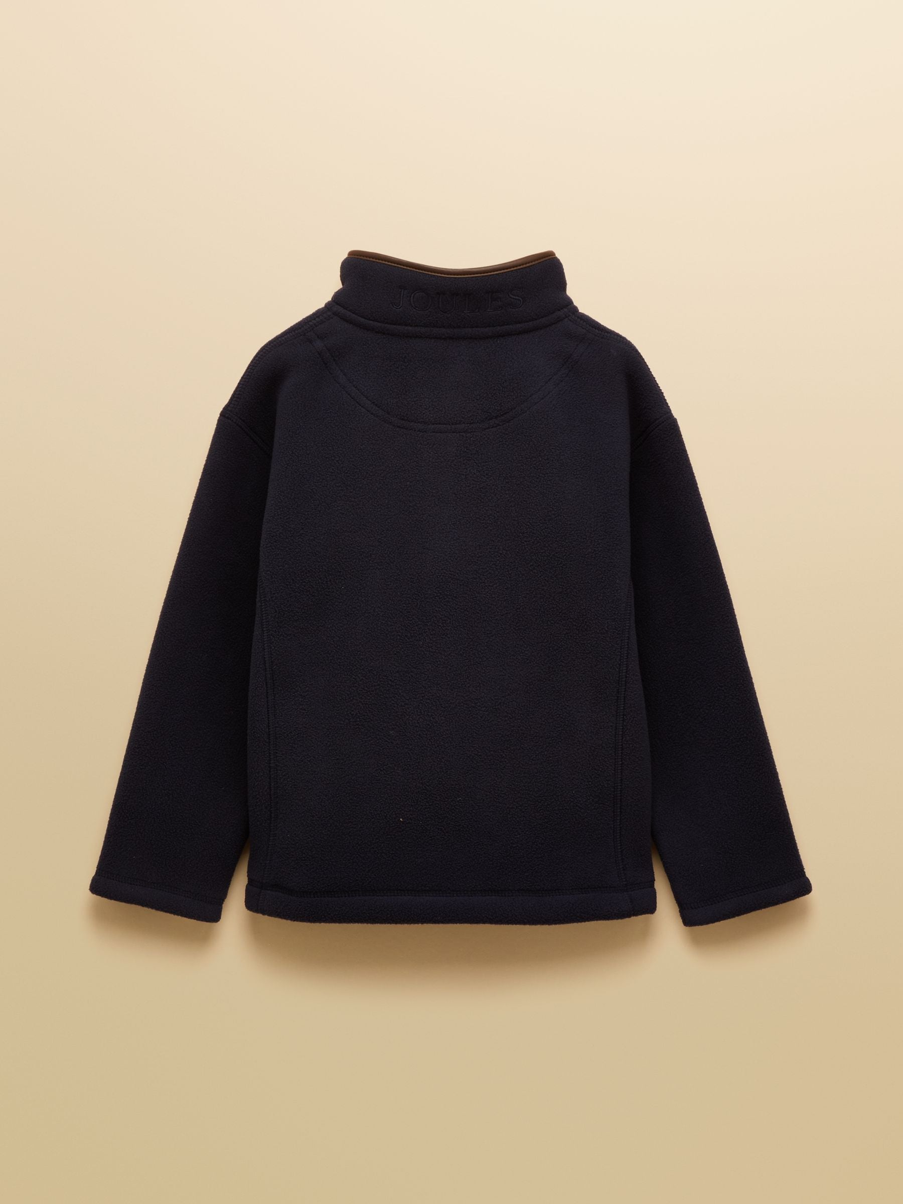 Joules Kids' Heritage fleece met kwartrits