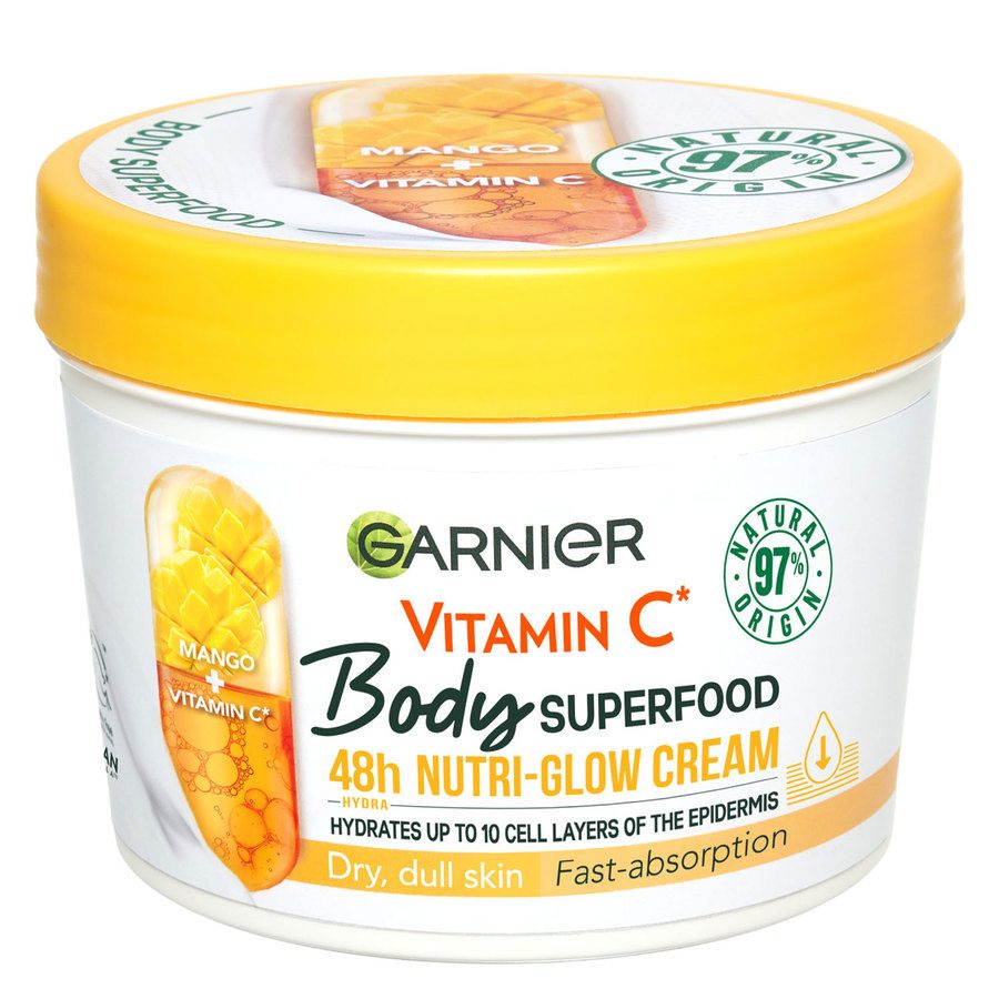 Garnier Body Superfood Nutri Glow Body Cream Vitamin C And Mango 380ml