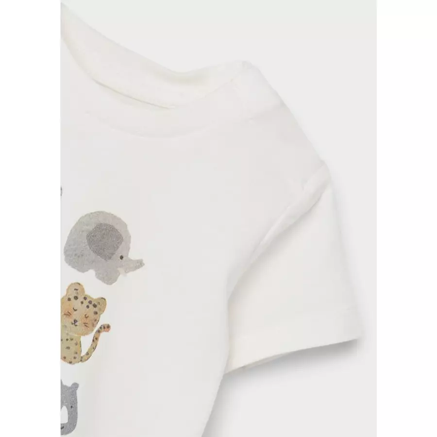 name it T-Shirt Nbmjalte White Alyssum