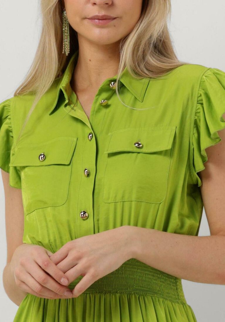 LIU JO groene liu jo maxi jurk abito fluid
