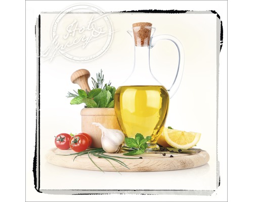 Glasschilderij Hot and Spicy I 30x30 cm GLA464