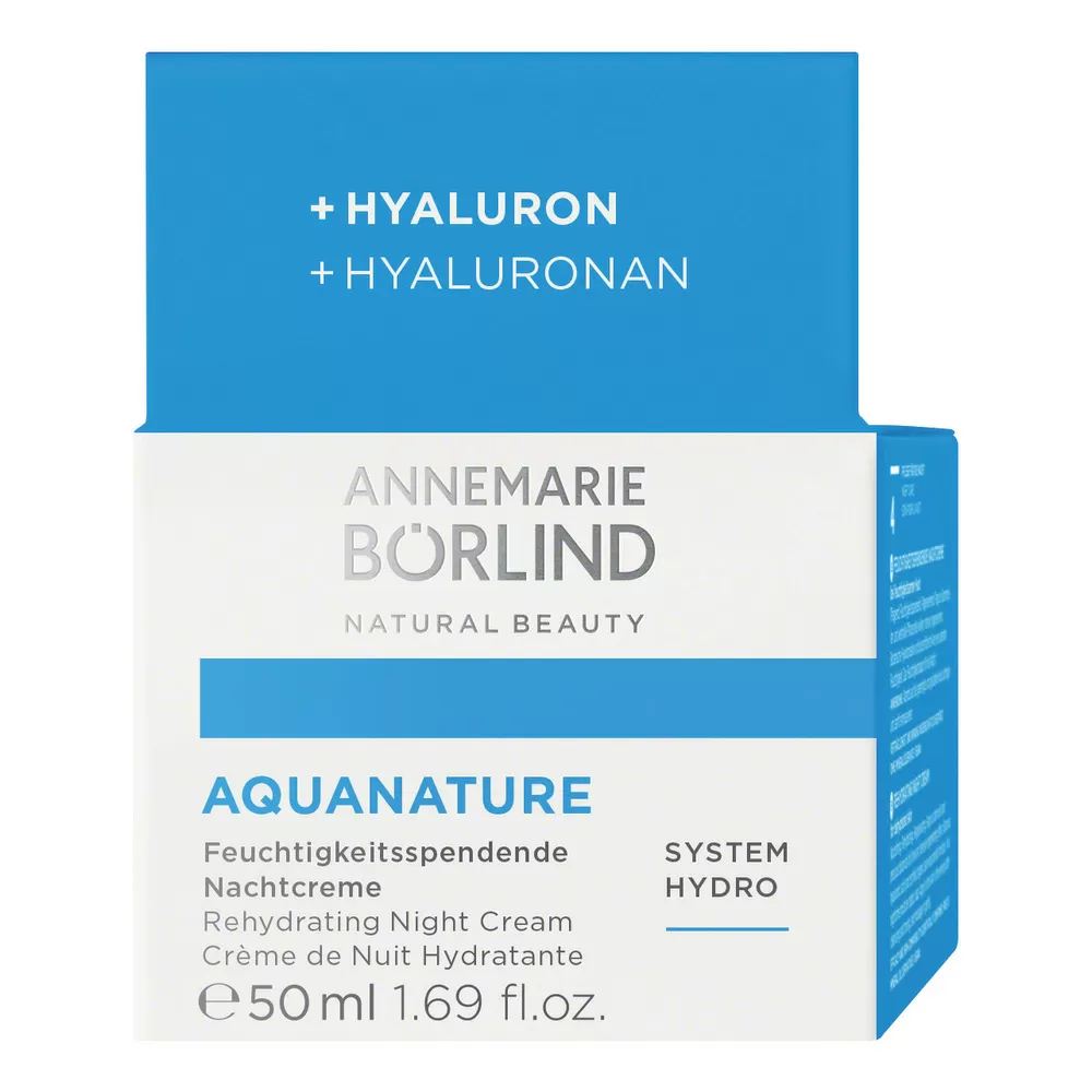 Annemarie Börlind Aquanature Rehydrating Night Cream - 50 ml.
