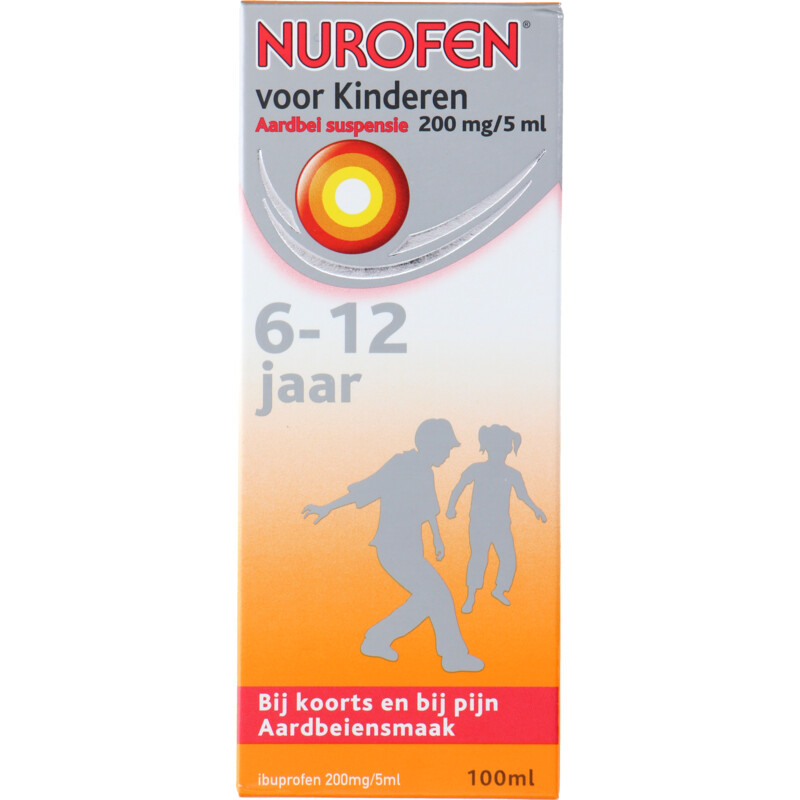Nurofen Voor kinderen aardbei suspensie