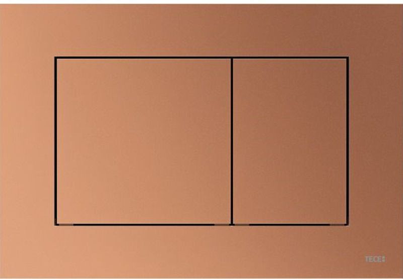 TECE - Loop - Bedieningsplaat - Geborsteld Rood Brons - Kunststof