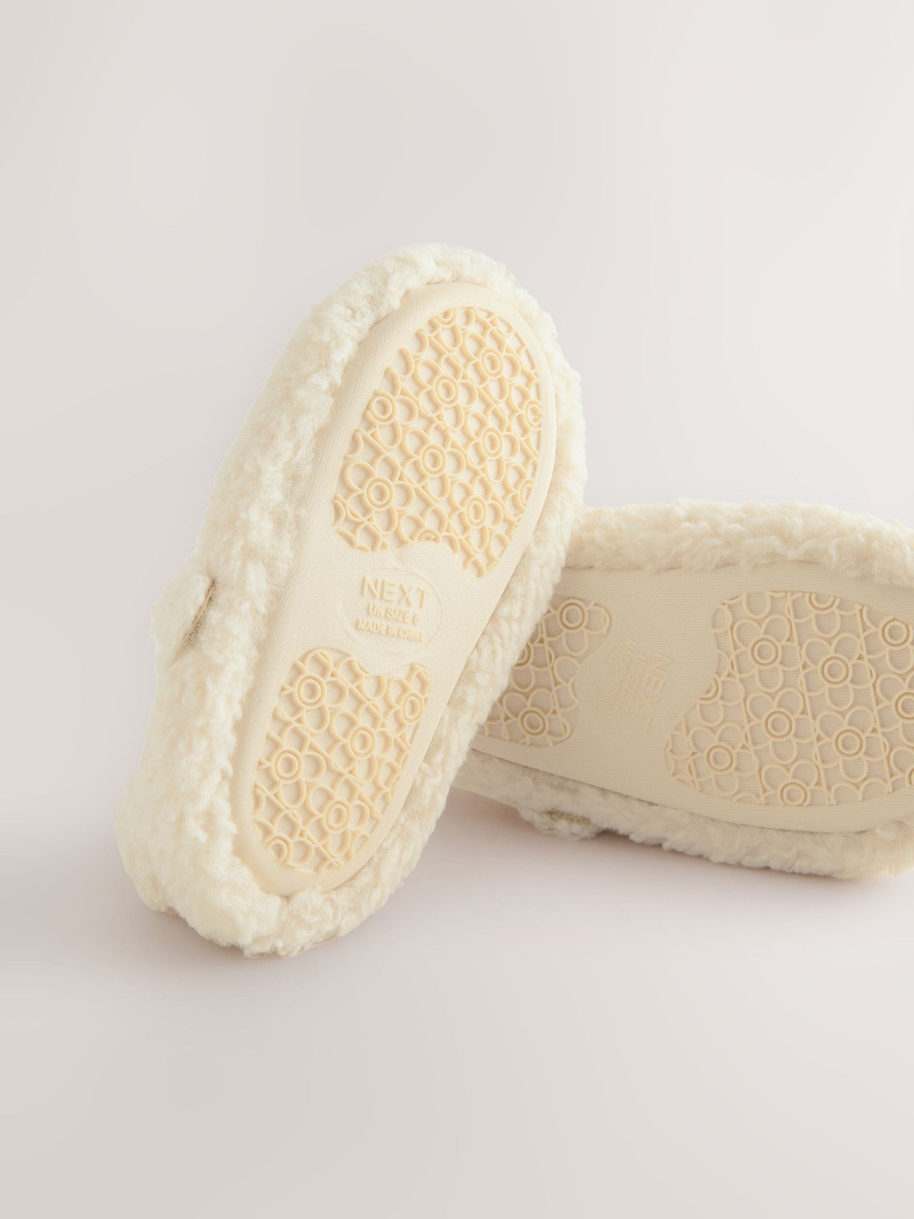Neutraal borg - Mary Jane pantoffels