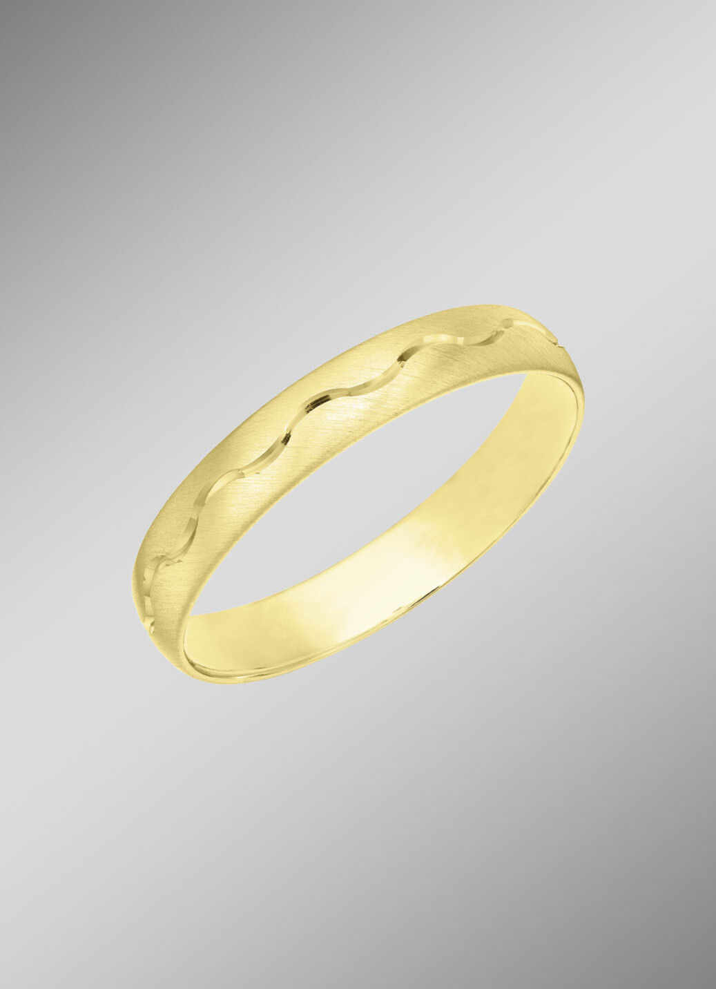 Bezaubernder Partnerring aus vergoldetem Silber 925/- fein