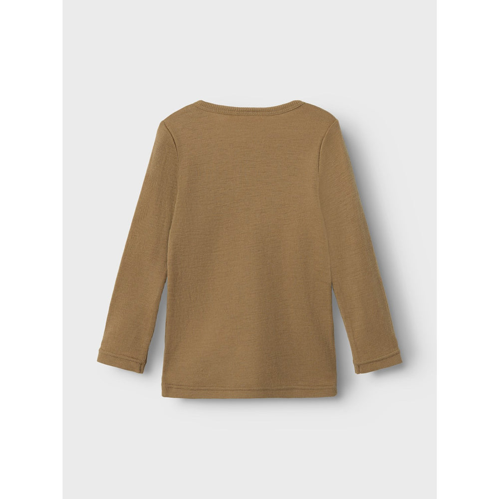 Køb Lil'Atelier Tigers Eye Nmnnoel Neb Uld Ls Slim Top Lil