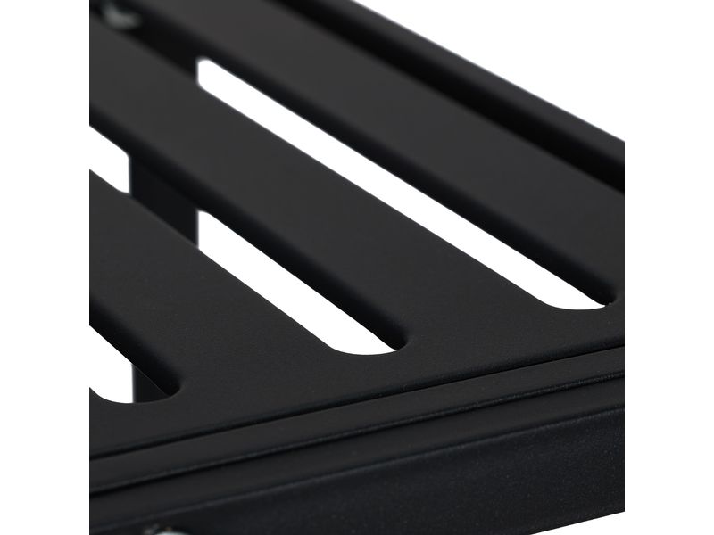 relaxdays Pflanzenständer mit Rollen 91.5 cm, Schwarz Pflanzenregal