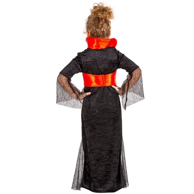 Grevinde Dracula børnekostume Halloween