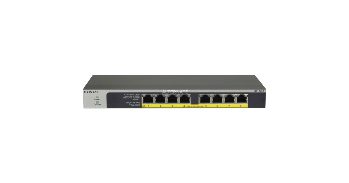 NetgearGS108LP switch