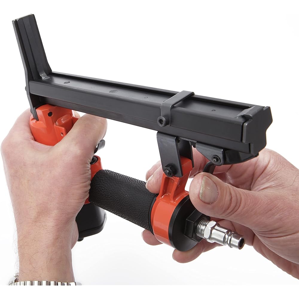 Tacwise A8016LN Agrafeuse Pneumatique à Bec Extra Long pour Tapisserie, Utilise les Agrafes de Type 80 / 4 - 16 mm : Bricolage