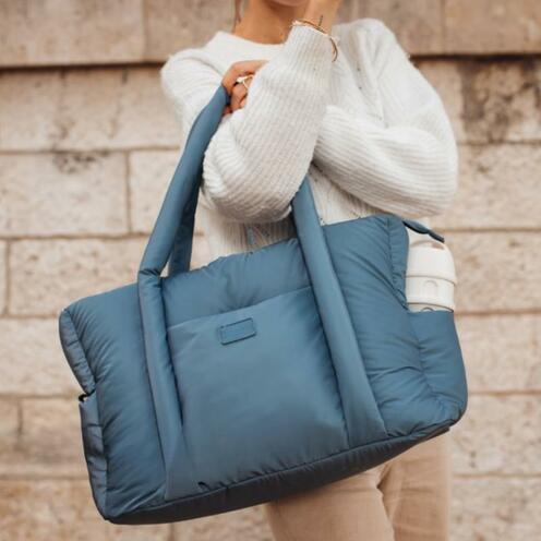 Sac à langer Paris Puffy Bleu baltique - BEABA