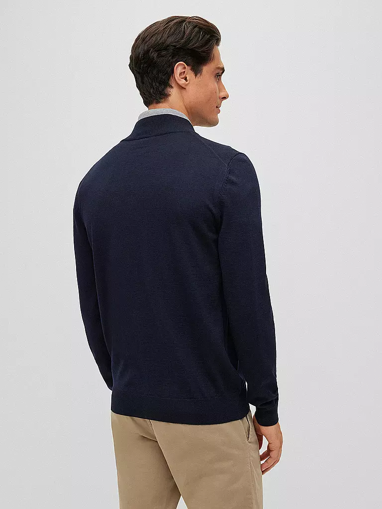 BOSS Strickjacke Balonso  dunkelblau