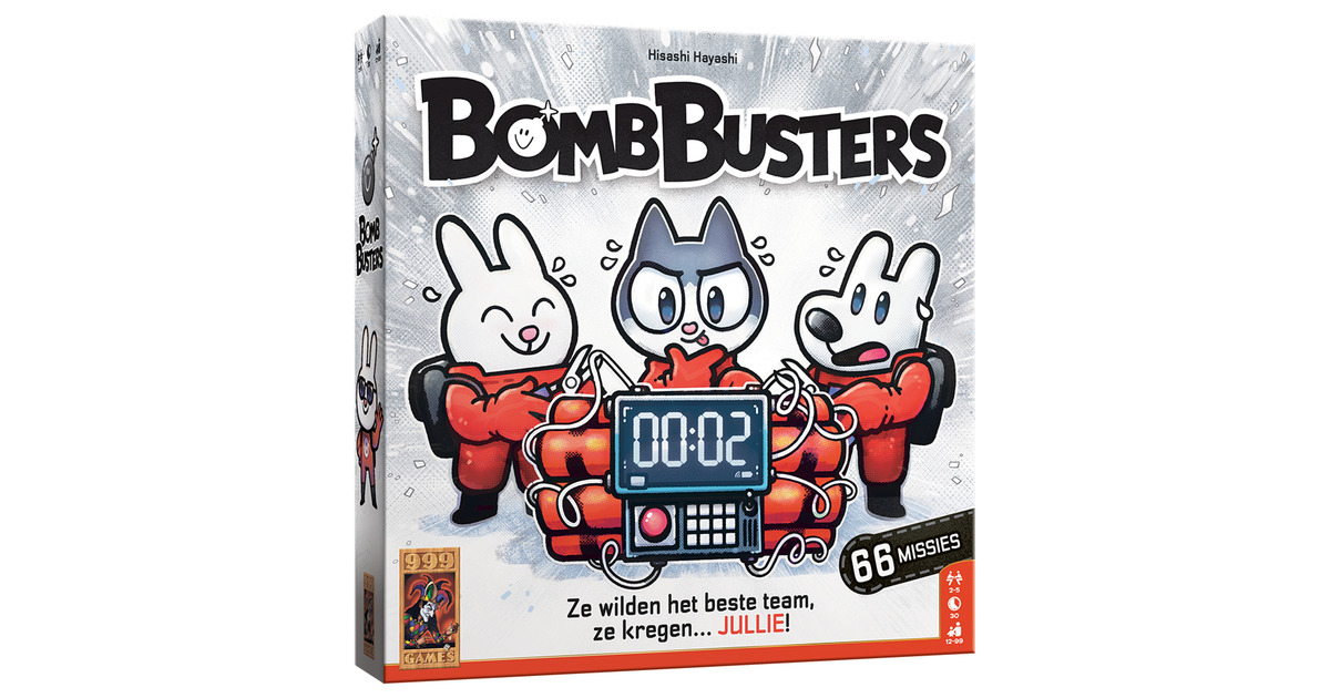 999 GamesBomb Busters Bordspel  (Nederlands, 2 - 5 spelers, 30 minuten, Vanaf 12 jaar)