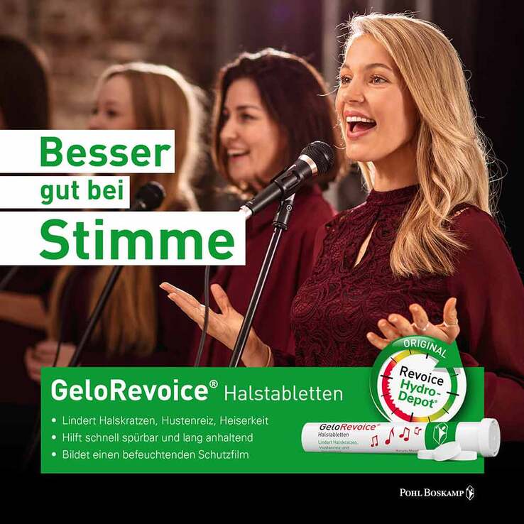 GeloRevoice Halstabletten Cassis-Menthol bei Heiserkeit & Stimmverlust, 3x20 St
