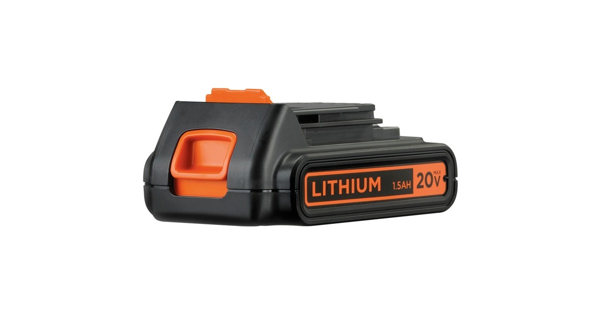 BLACK+DECKERAccu schroefboormachine BL186K1B2 schroeftol  (Zwart/oranje, Koffer, 2 accu's en oplader inbegrepen)