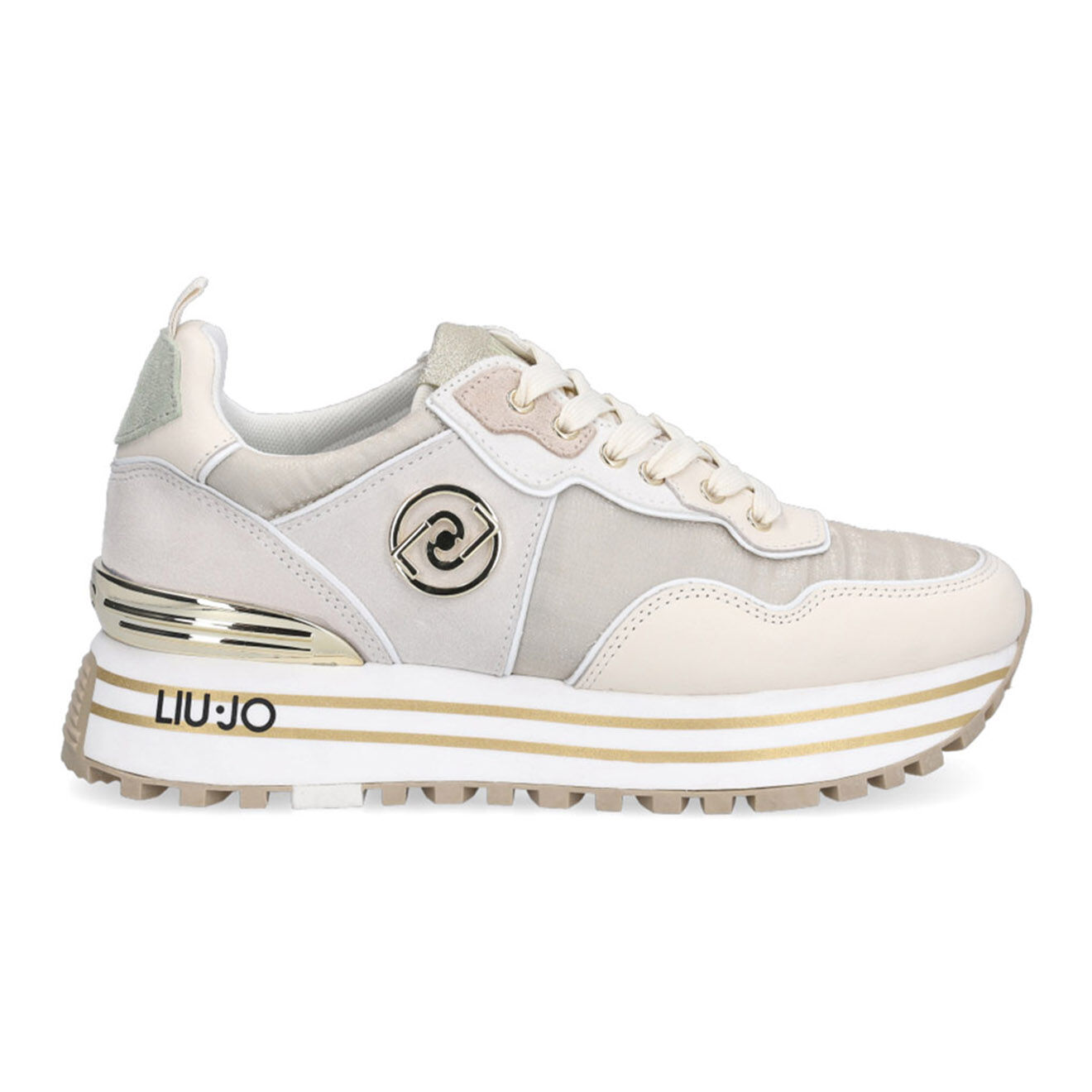 Liu-Jo Sneakers en Cuir Albane beiges