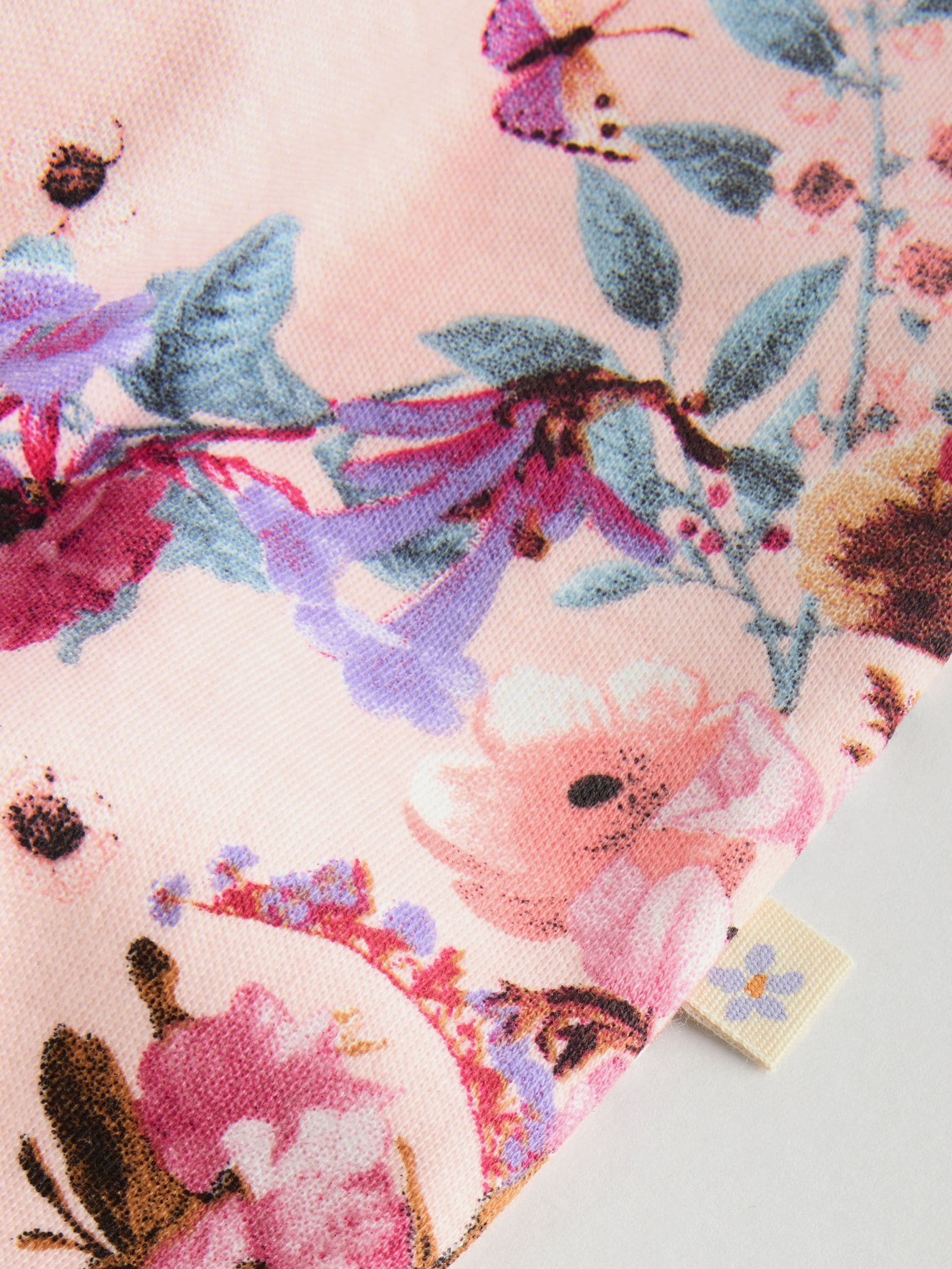 Ecru met bloemenmotief - Verpakking van 3 babypyjama's (0 mnd-2 jr)