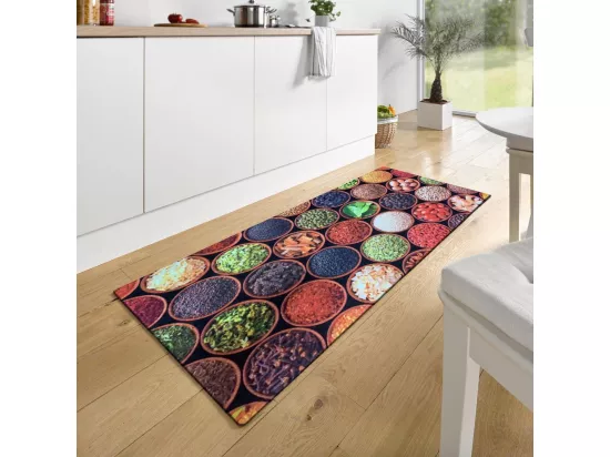 Tapis de cuisine 50x120 cm Polyester Kitch Misir