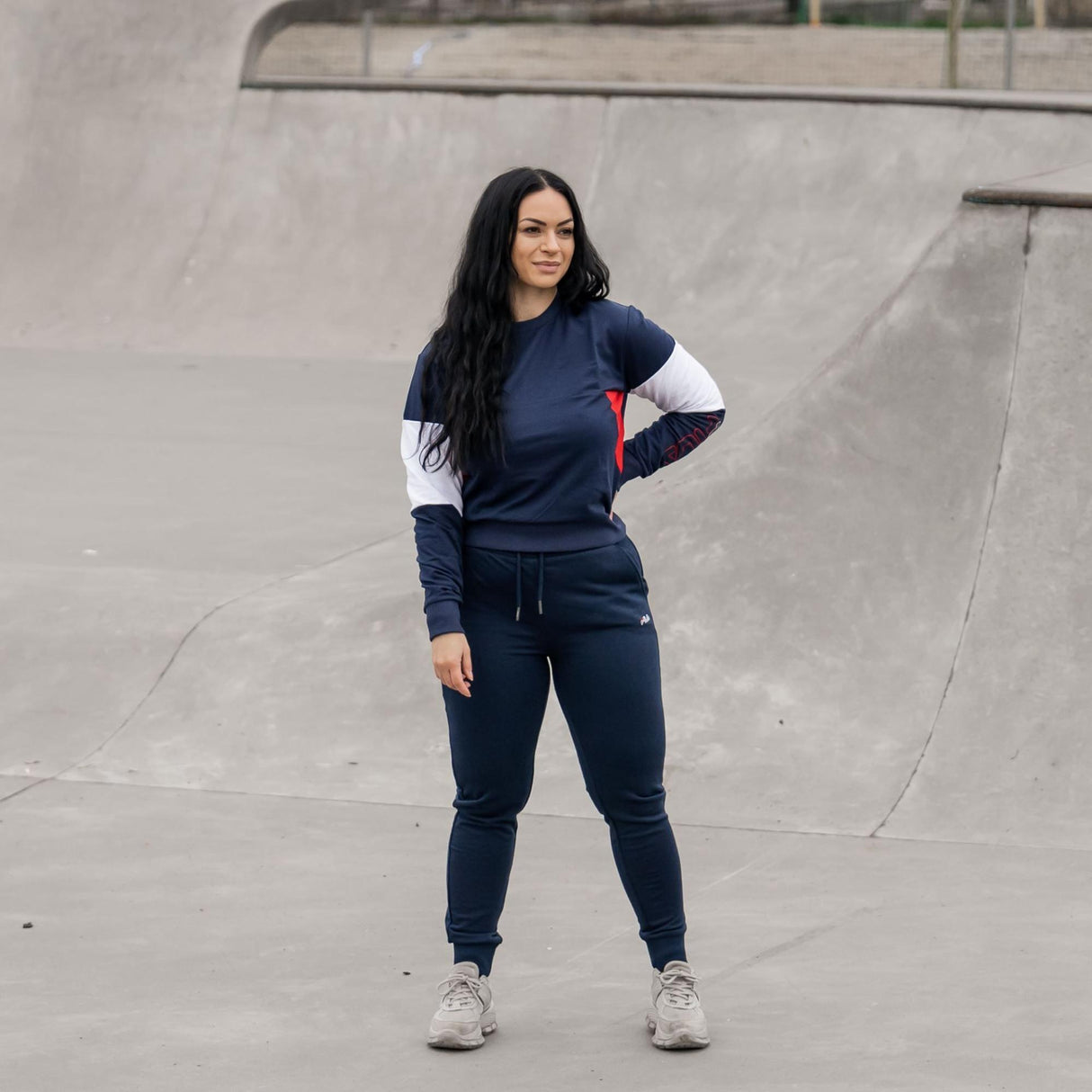 FILA<br>WOMEN PARASTU cropped crew sweat