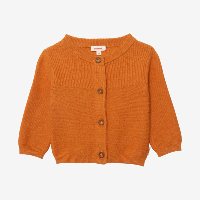 Cardigan bébé tricot curcuma Catimini Aucune nuance