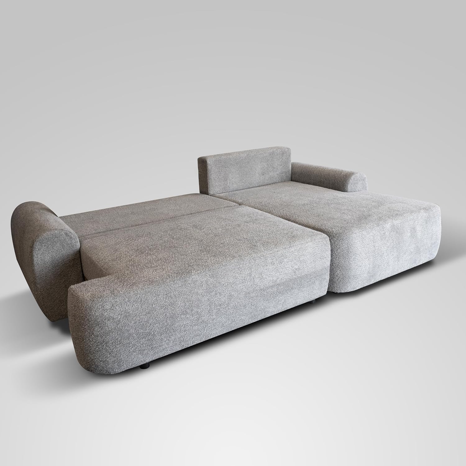 Robin Inspire Ecksofa Mit Schlaffunktion Bettkasten L Form Sofa Eckcouch Schlafcouch Freistehend Rechts Aldo Beige 266 x 160 x 87 cm