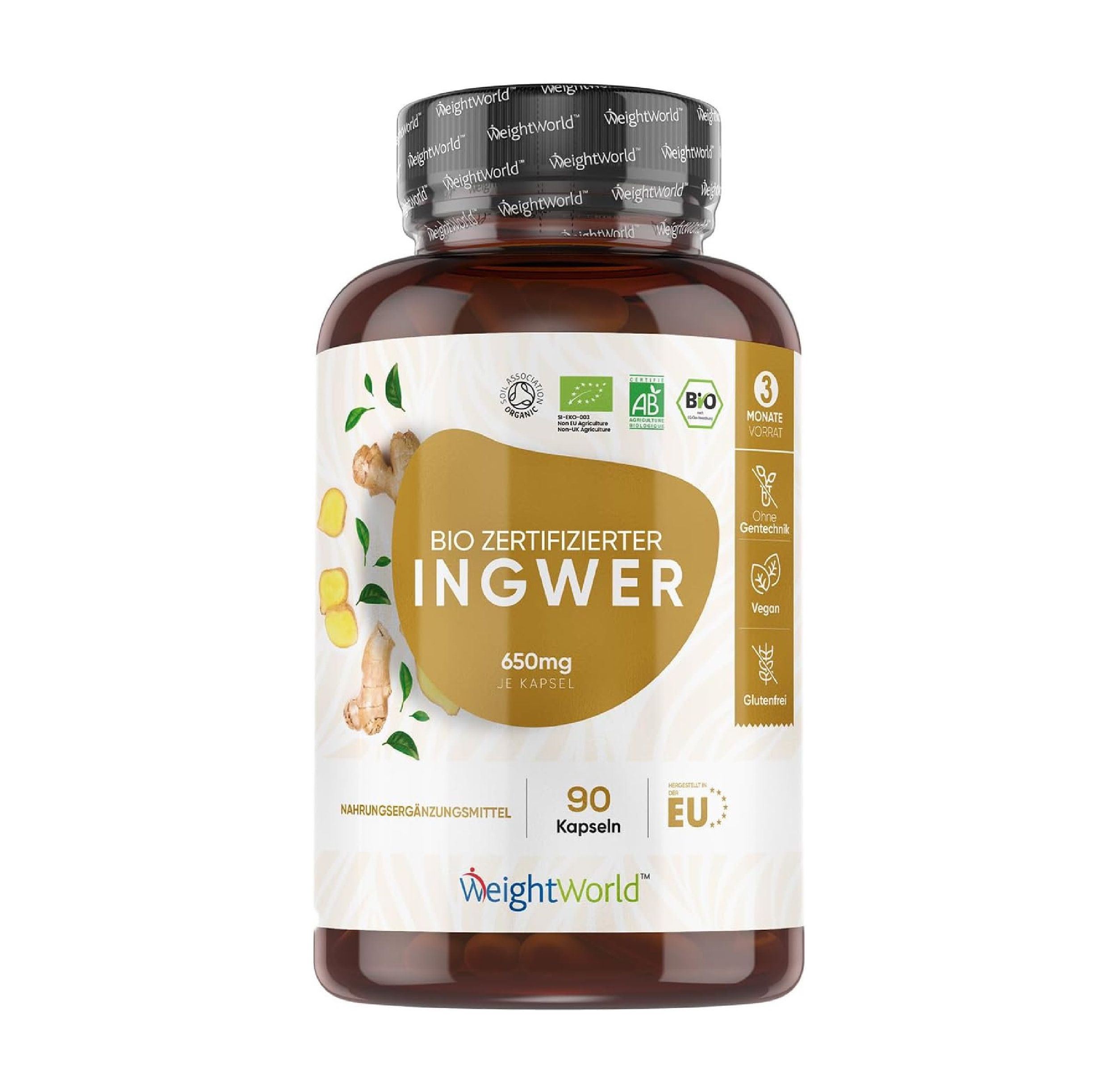WeightWorld Bio Ingwer Kapseln