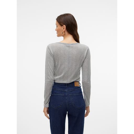 Vero Moda Lisa Bluse, Light Grey Melange, M