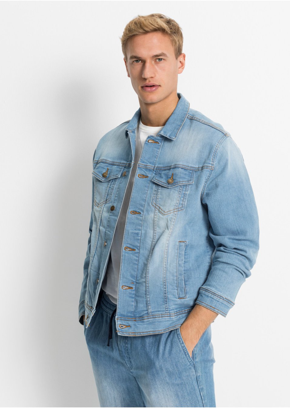 Veste en jean extensible
