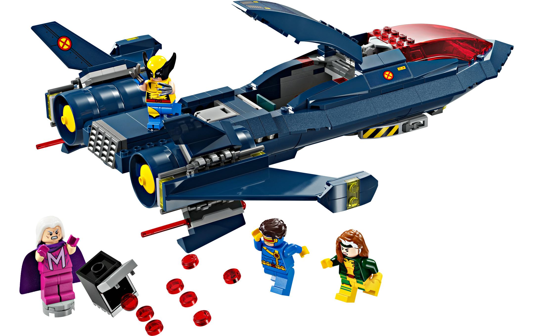 Marvel X-Jet der X-Men 76281Baubares Modell eines Spielzeugfliegers