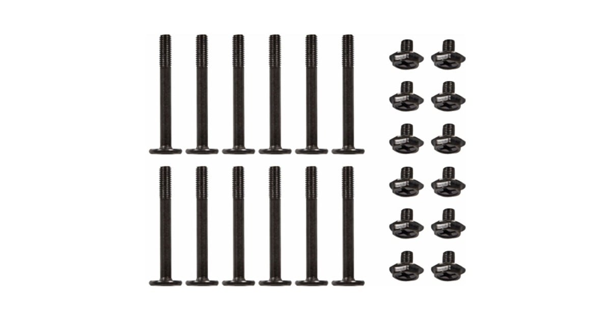 AlphacoolRadiatorschroeven M3x30 mm / M3x5 mm schroevenset  (Zwart, 24-delig)