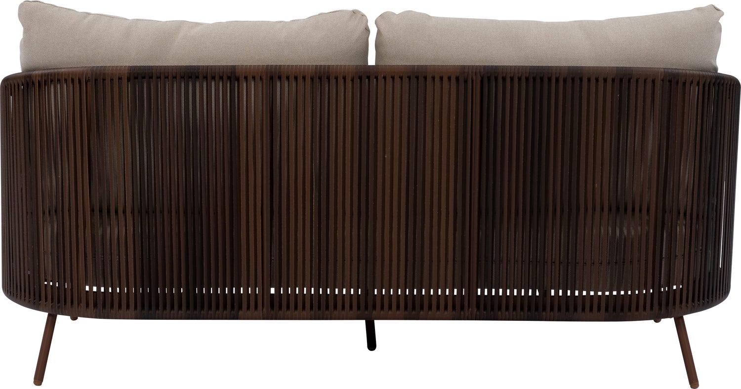 Intratuin 4-zits loungeset Milou bruin