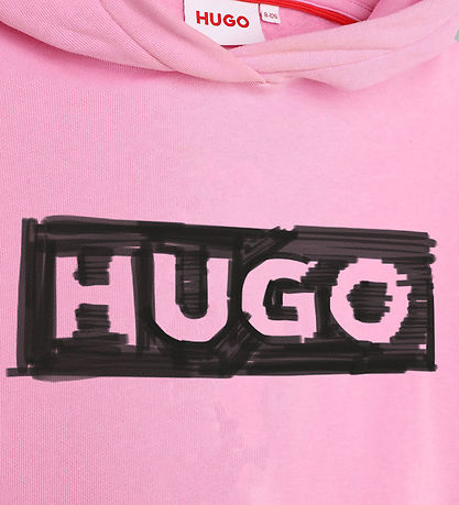 HUGO H?ttetr?je - Cropped - Rosa m. Sort
