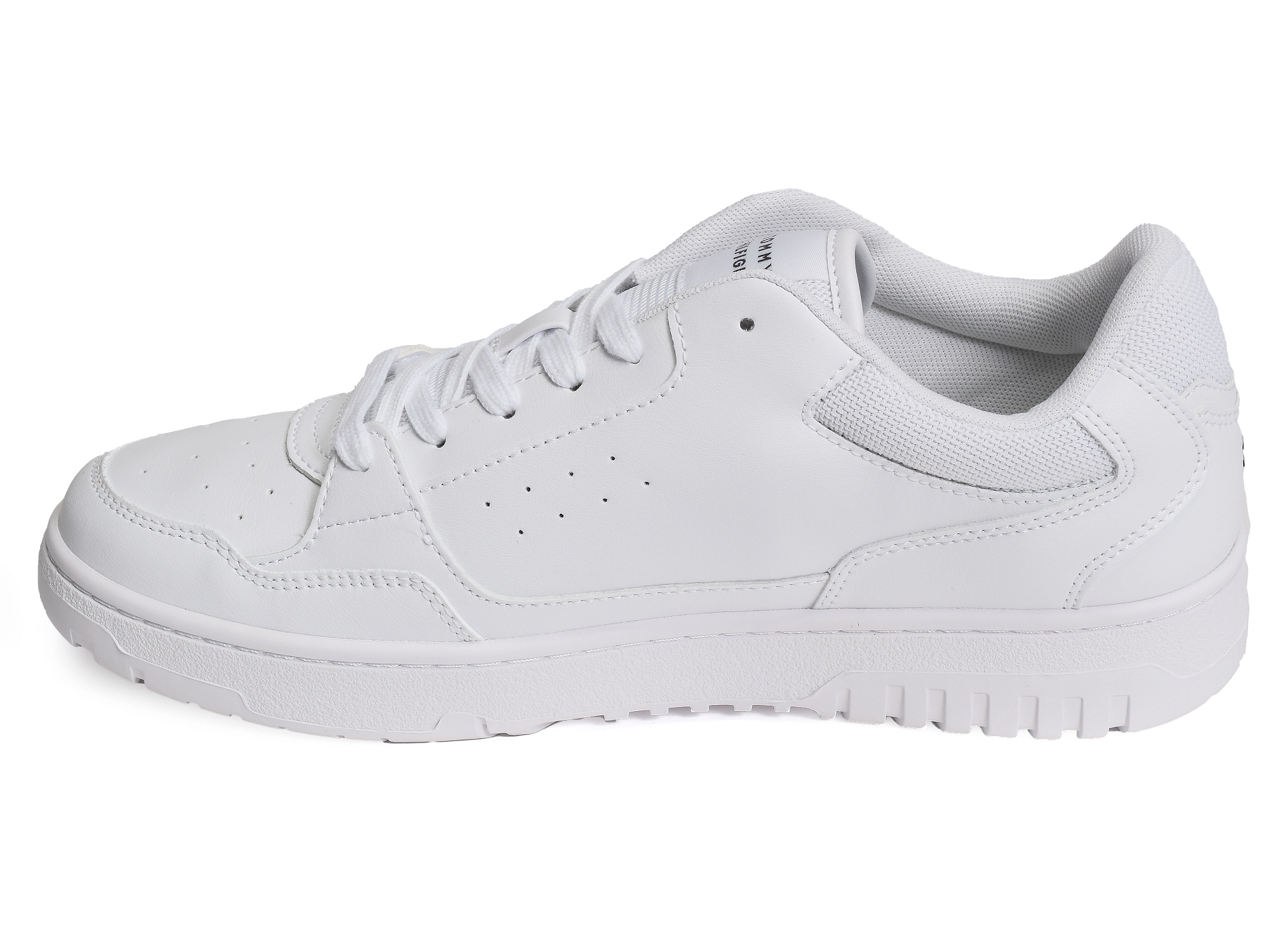 Th basket core leather ess 5040 blanc