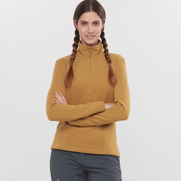 Sweat polaire randonnée SALOMON TRANSITION HZ W CUMIN