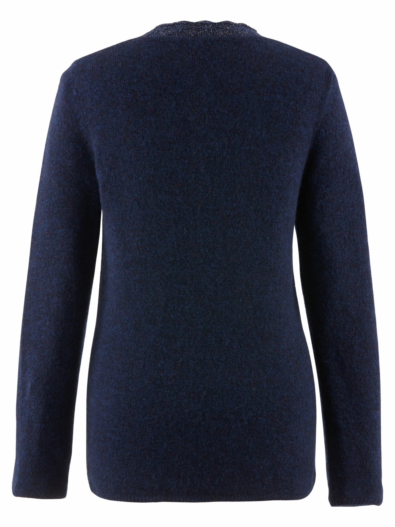Rundhals-Pullover Lurex