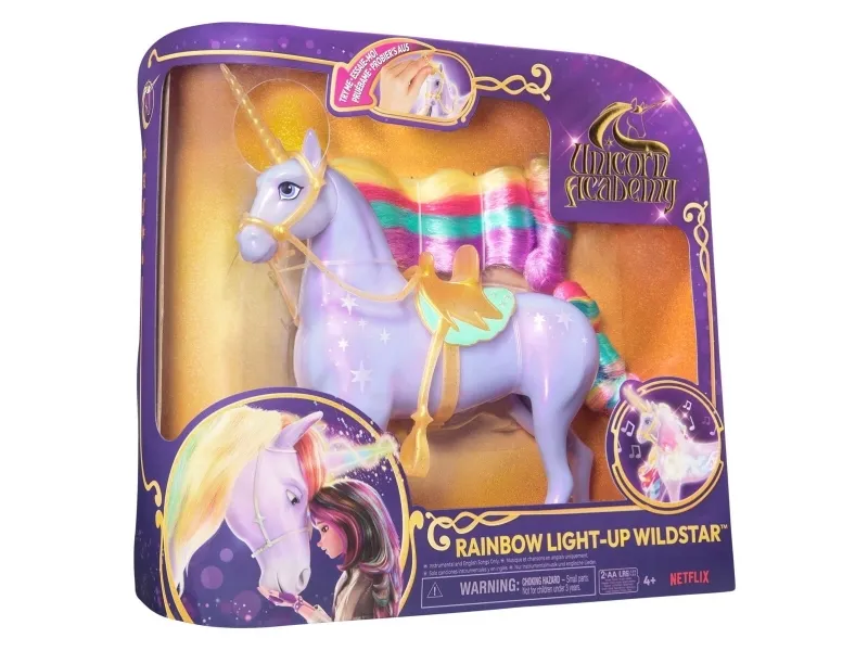 Unicorn Academy Rainbow Light Up Wildstar 28 cm