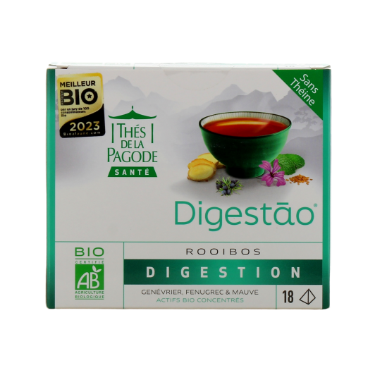 Thés de la Pagode Digestao : rooibos pour une bonne digestion