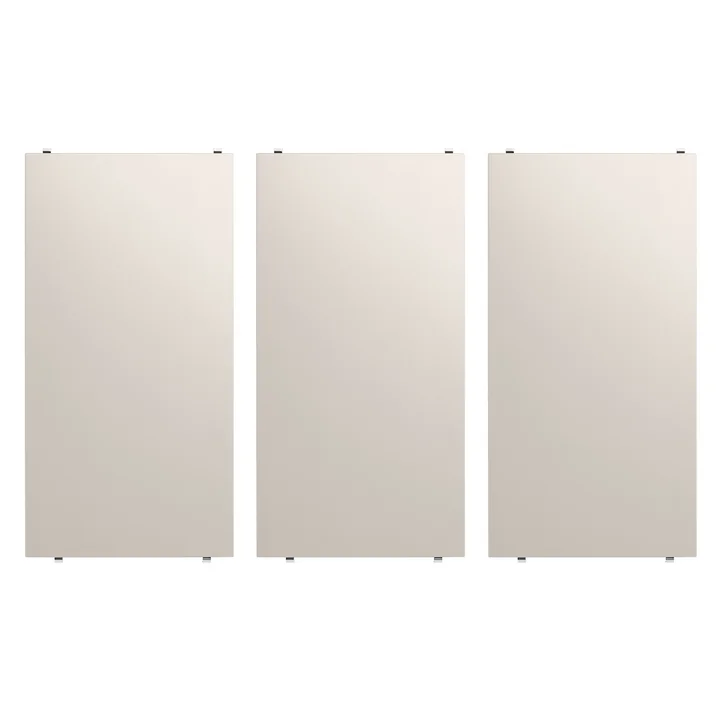 String - Regalboden 58 x 30 cm (3er-Pack), beige
