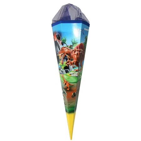 Nestler Schultüte PLAYMOBIL® Dinowelt, 85cm, 6-eckig
