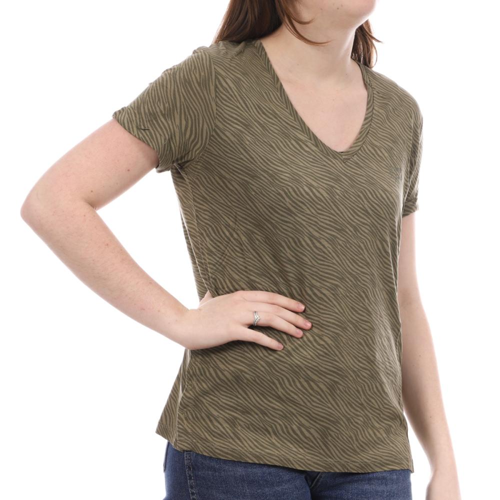 Lee Cooper T-shirt Kaki Femme Lee Cooper Odla 009514