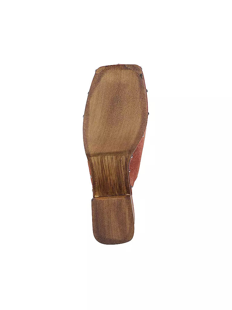 COPENHAGEN Pantoletten - Clogs SUEDE kupfer