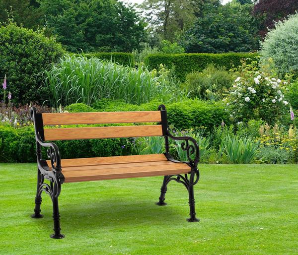 Blome Gartenbank Linderhof in Holzoptik,