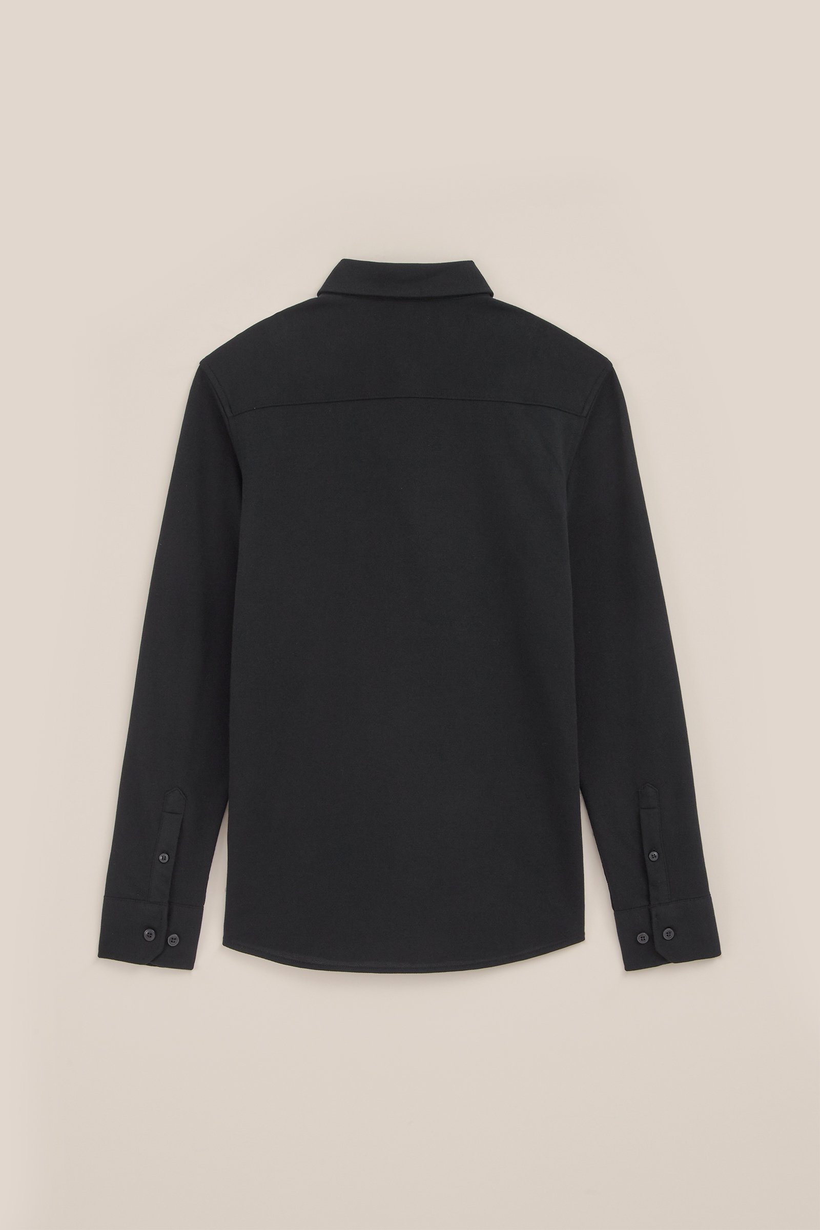 Jongens overhemd van piquéjersey WE Fashion Zwart