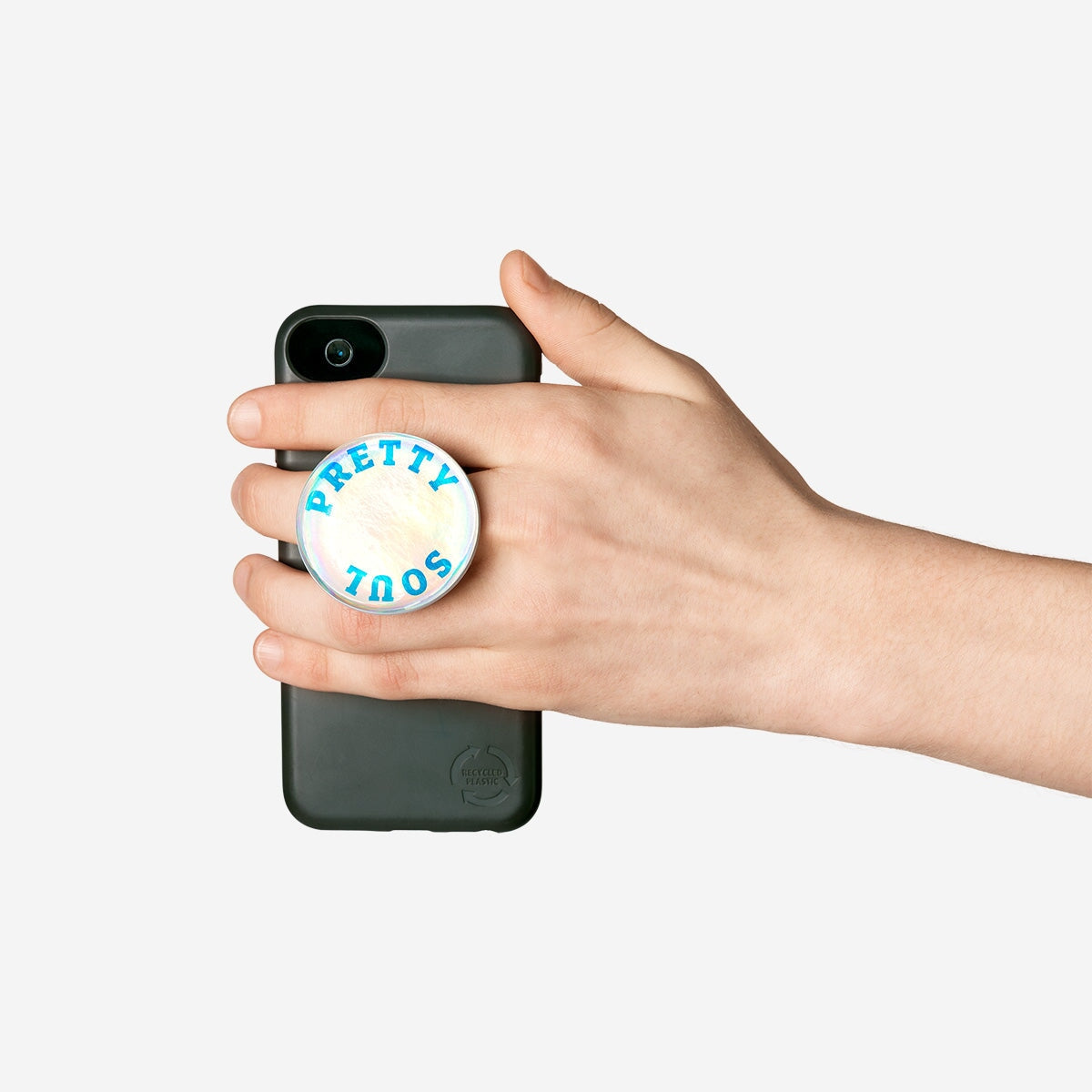 Iriserende telefongreb