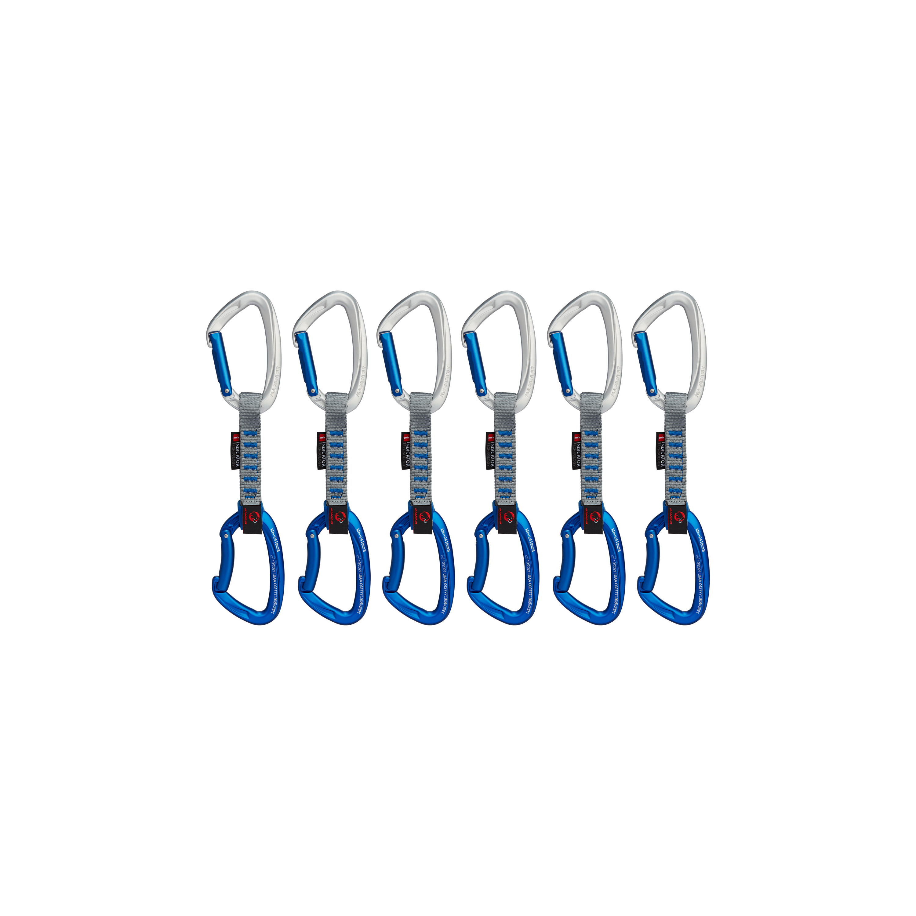 Crag Keylock 10 cm Indicator 6-Pack Quickdr