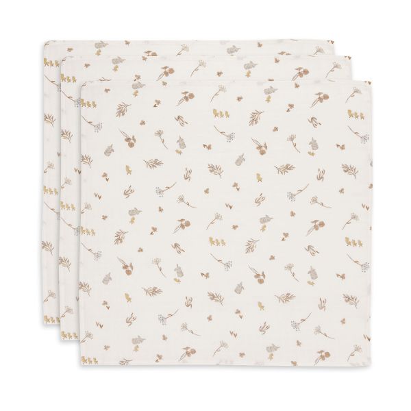 Jollein Riverside Small Multidoek - 3 Pack - 70 x 70 cm - Hydrofiel